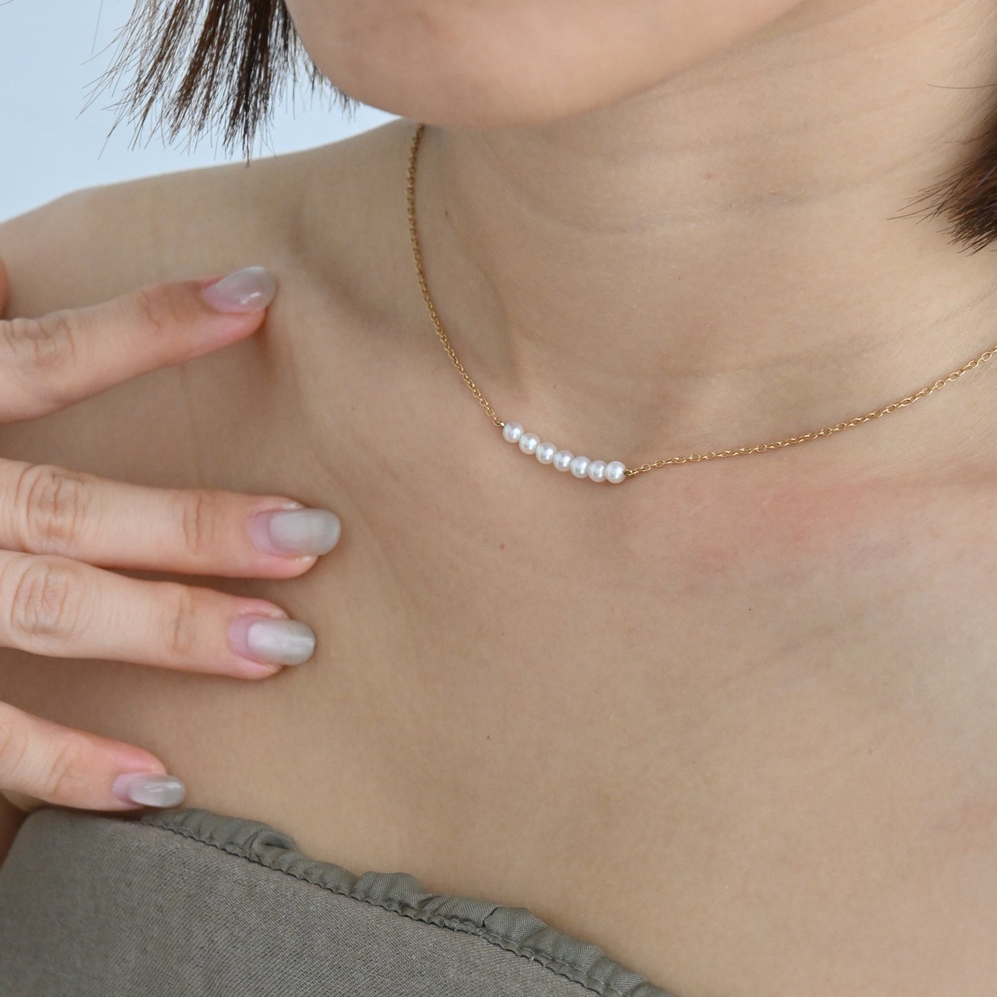 Mikimoto Pearl Chocker in 14k YG