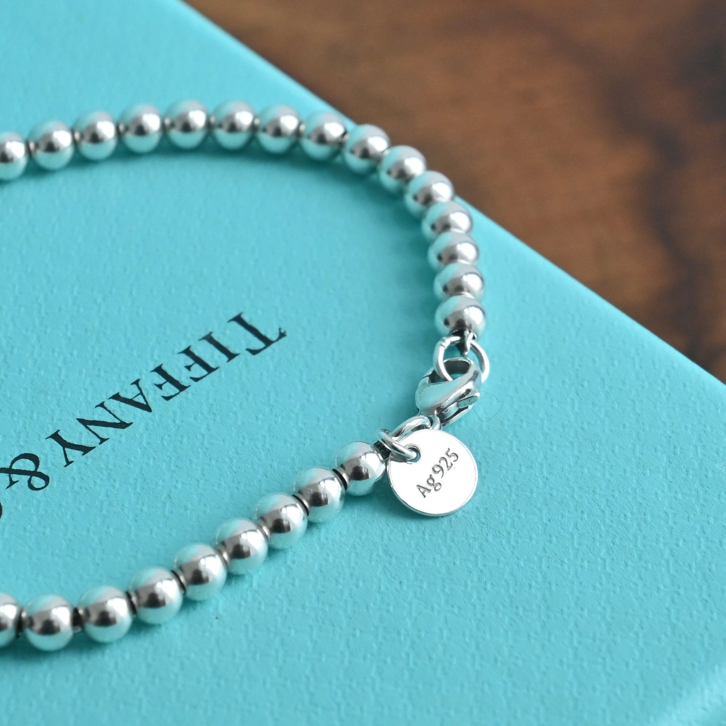 Tiffany & Co Return To Tiffany 925 Silver Mini Bead Bracelet