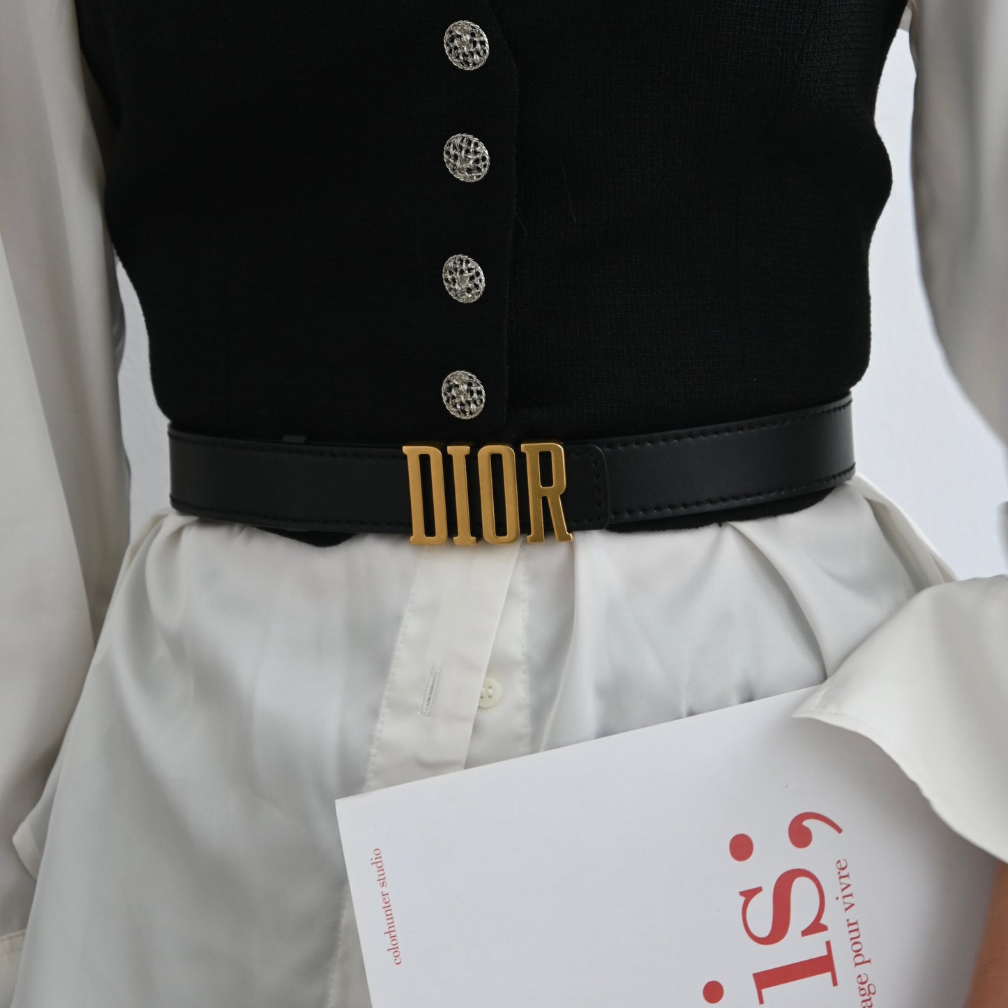 Dior D-Fence Belt 70