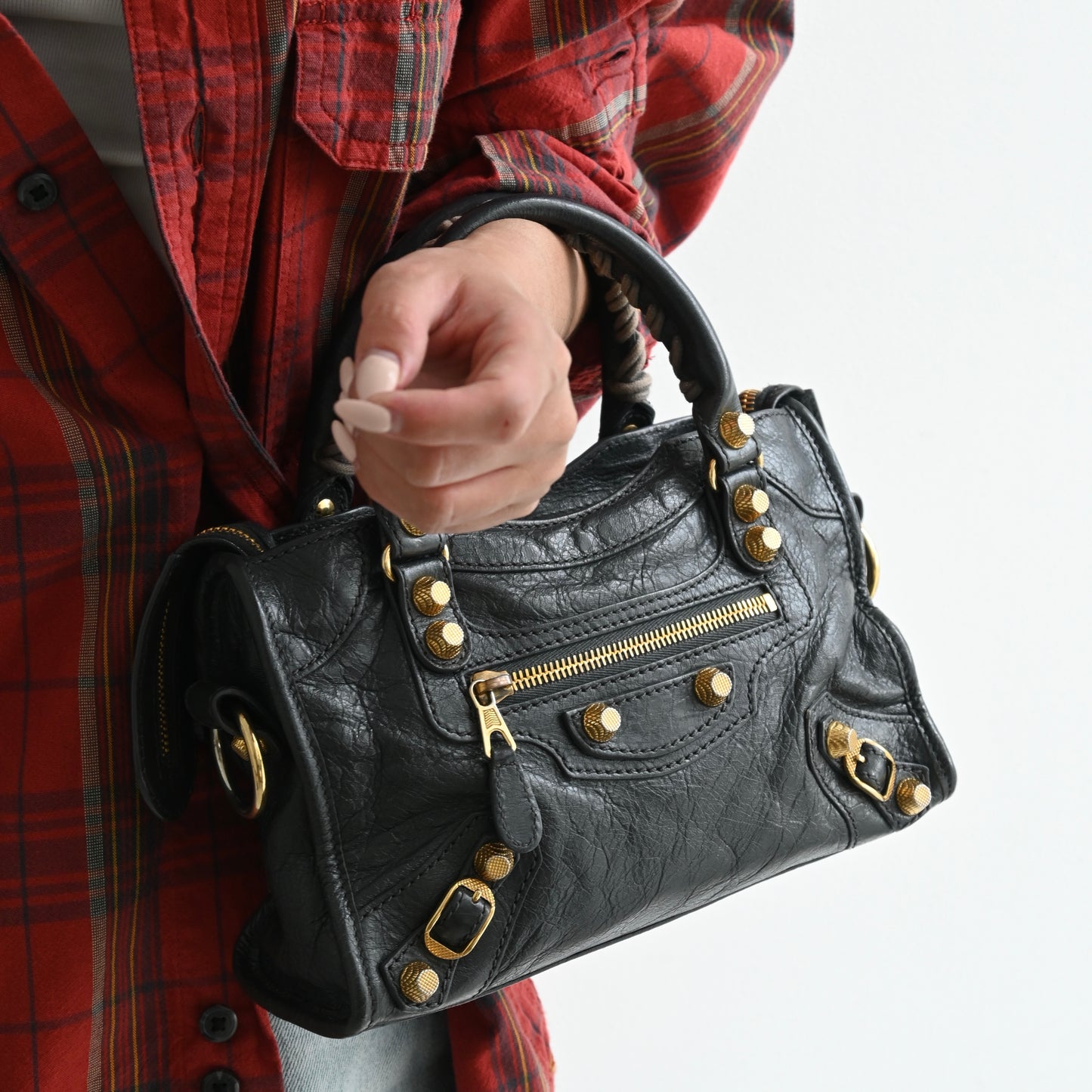 Balenciaga Mini City with GHW