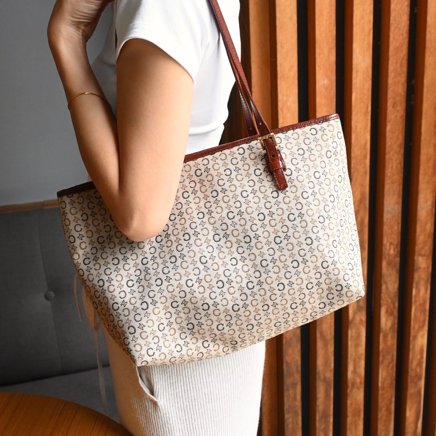 Celine Macadam Monogram Tote