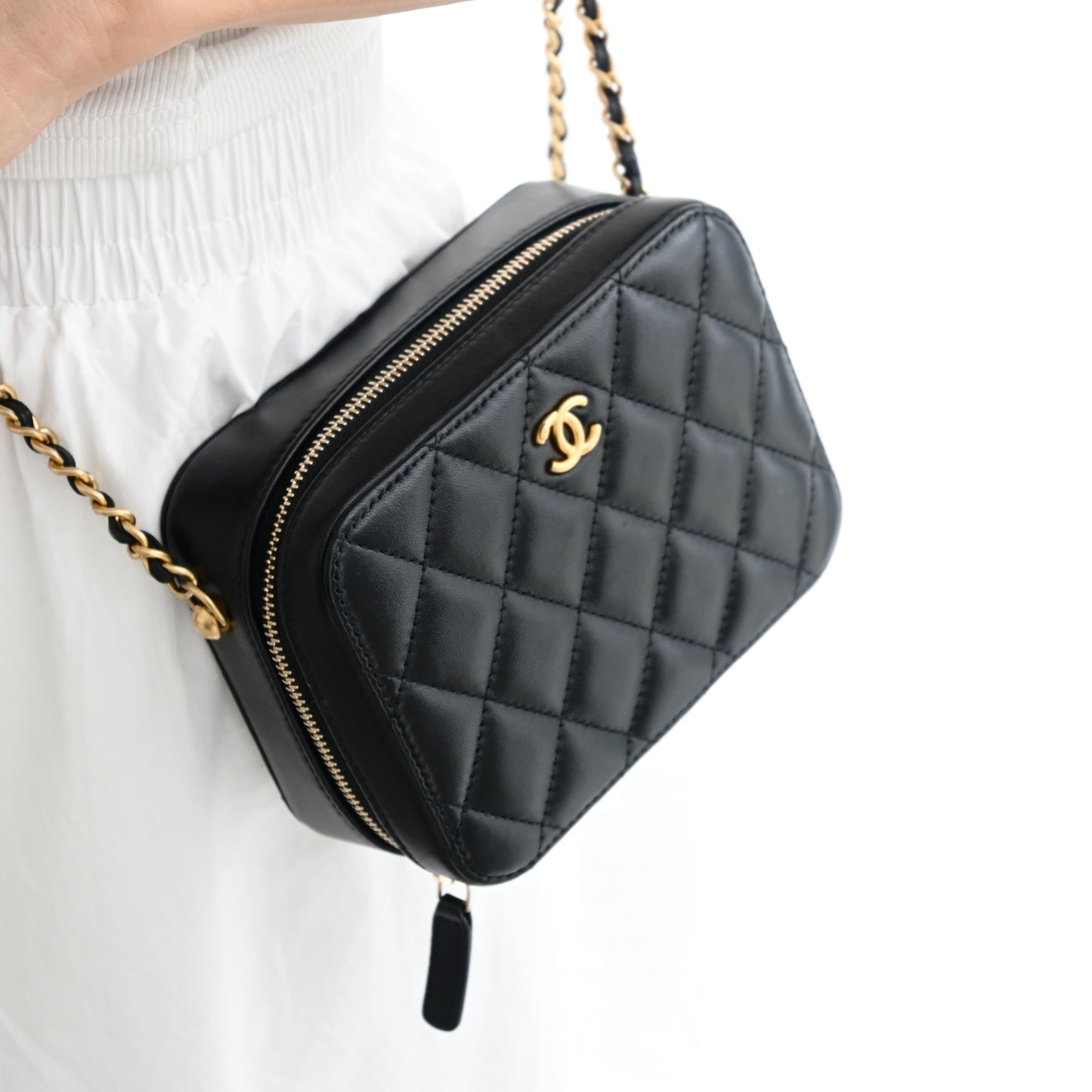 Chanel Vanity Pearl Crush Lambskin