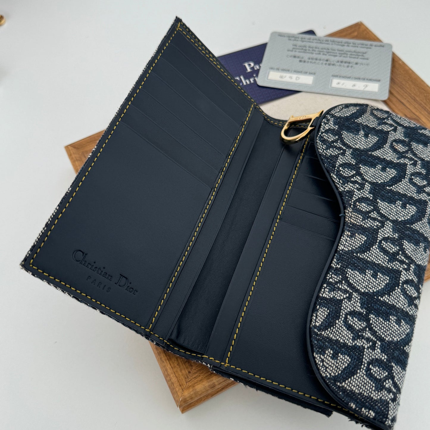 Dior Monogram Long Saddle Wallet - Leluxe Vintage Sdn. Bhd.