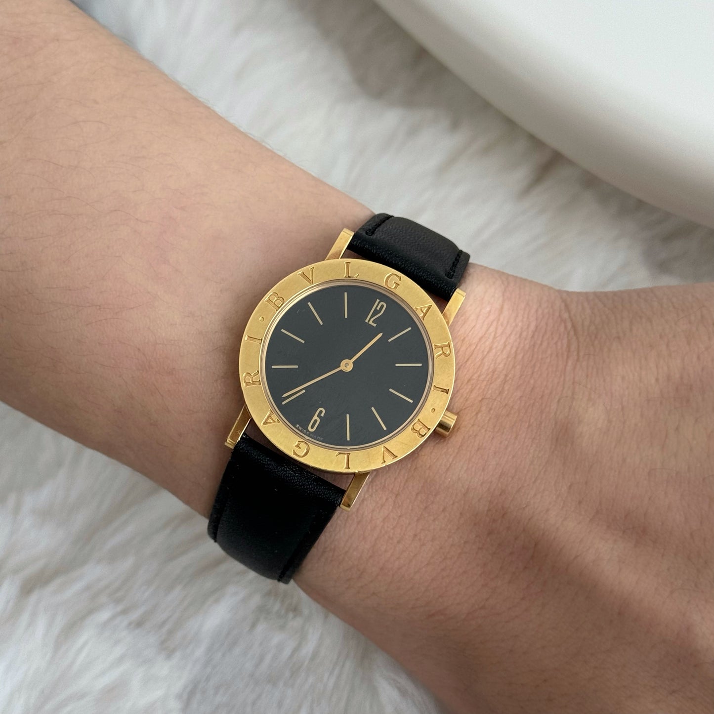 Bvlgari BB33 GL 18k Yellow Gold Men Watch - Leluxe Vintage Sdn. Bhd.