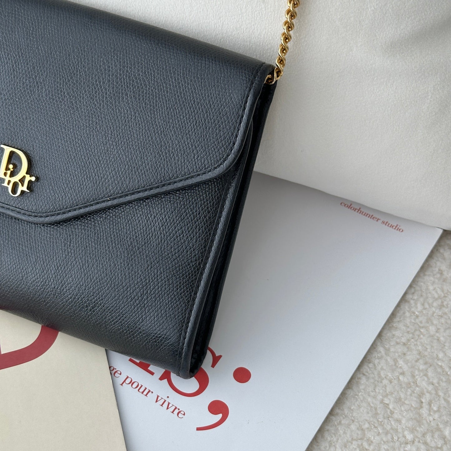 Christian Dior Black Chain Bag - Leluxe Vintage Sdn. Bhd.