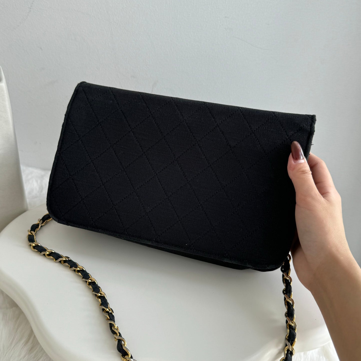 Chanel WOC in Jersey Quilted