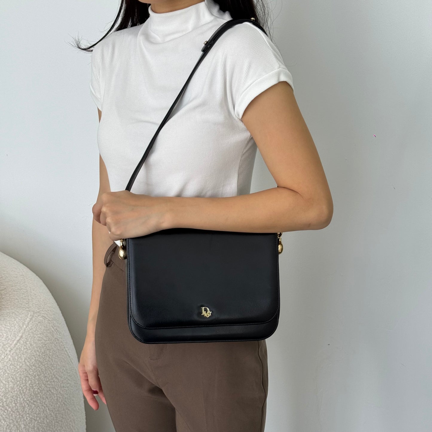 Dior Square Shoulder Bag - Leluxe Vintage Sdn. Bhd.