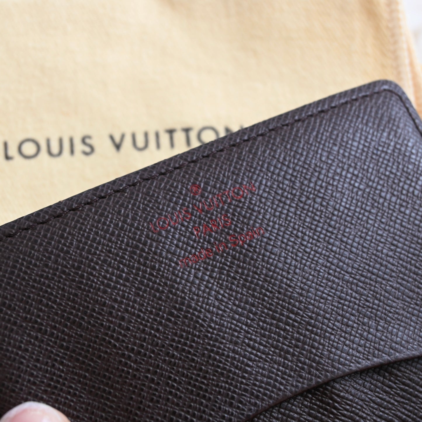 Louis Vuitton Damier Ebene Carte de Visite Cardholder