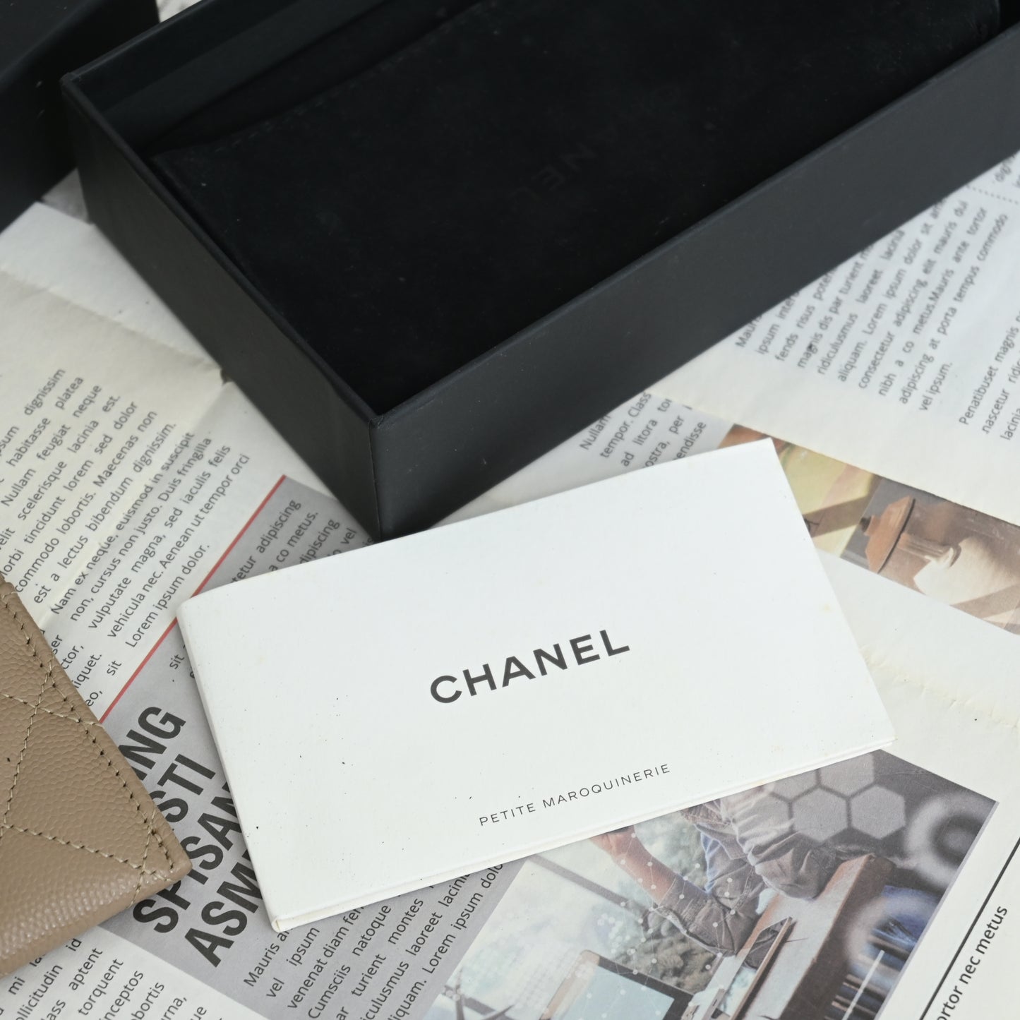 Chanel Classic Cardholder Beige