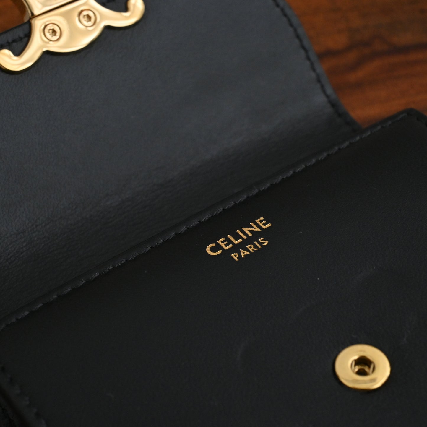 Celine Triomphe Trifold Wallet