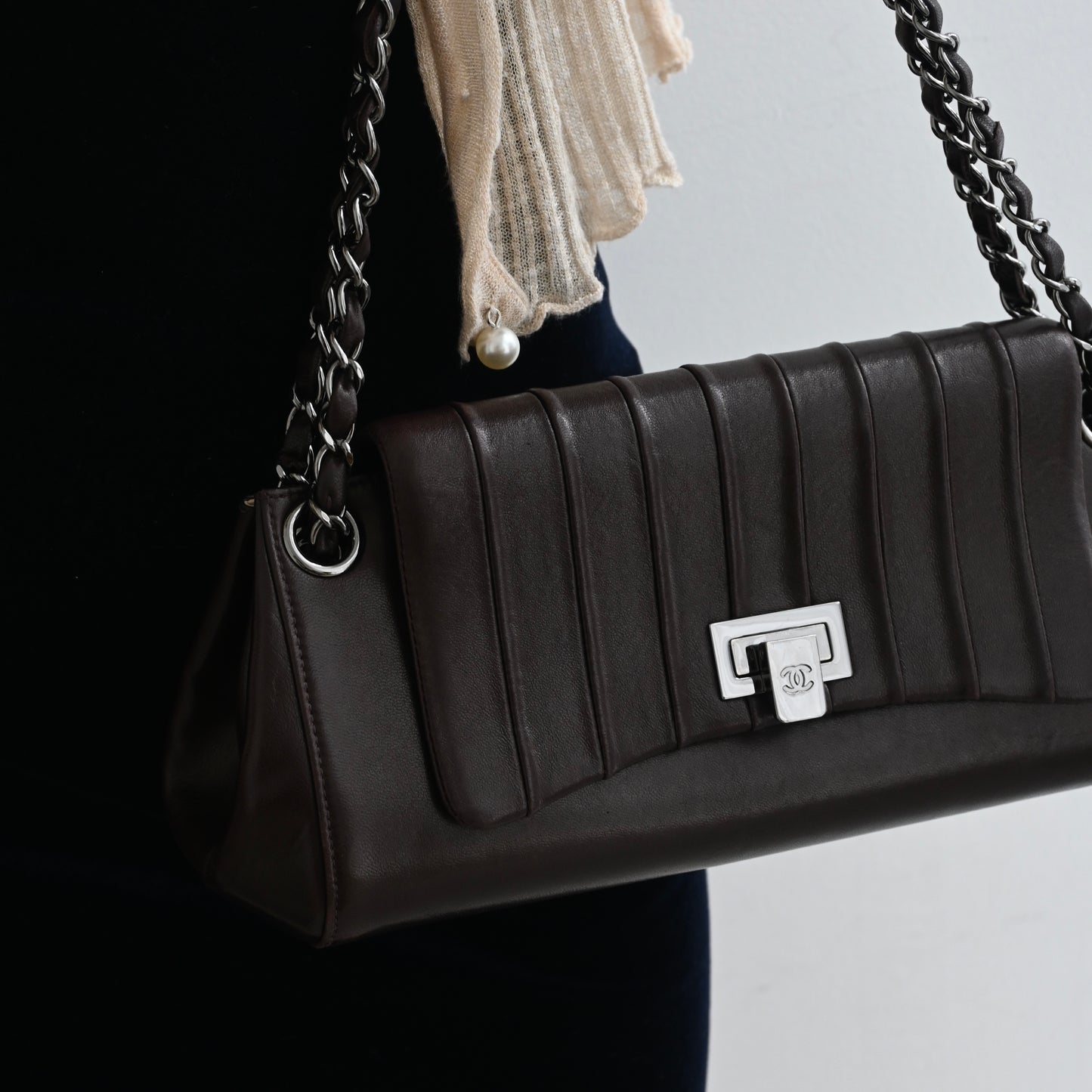 Chanel Mademoiselle Ligne Accordion Flap Bag