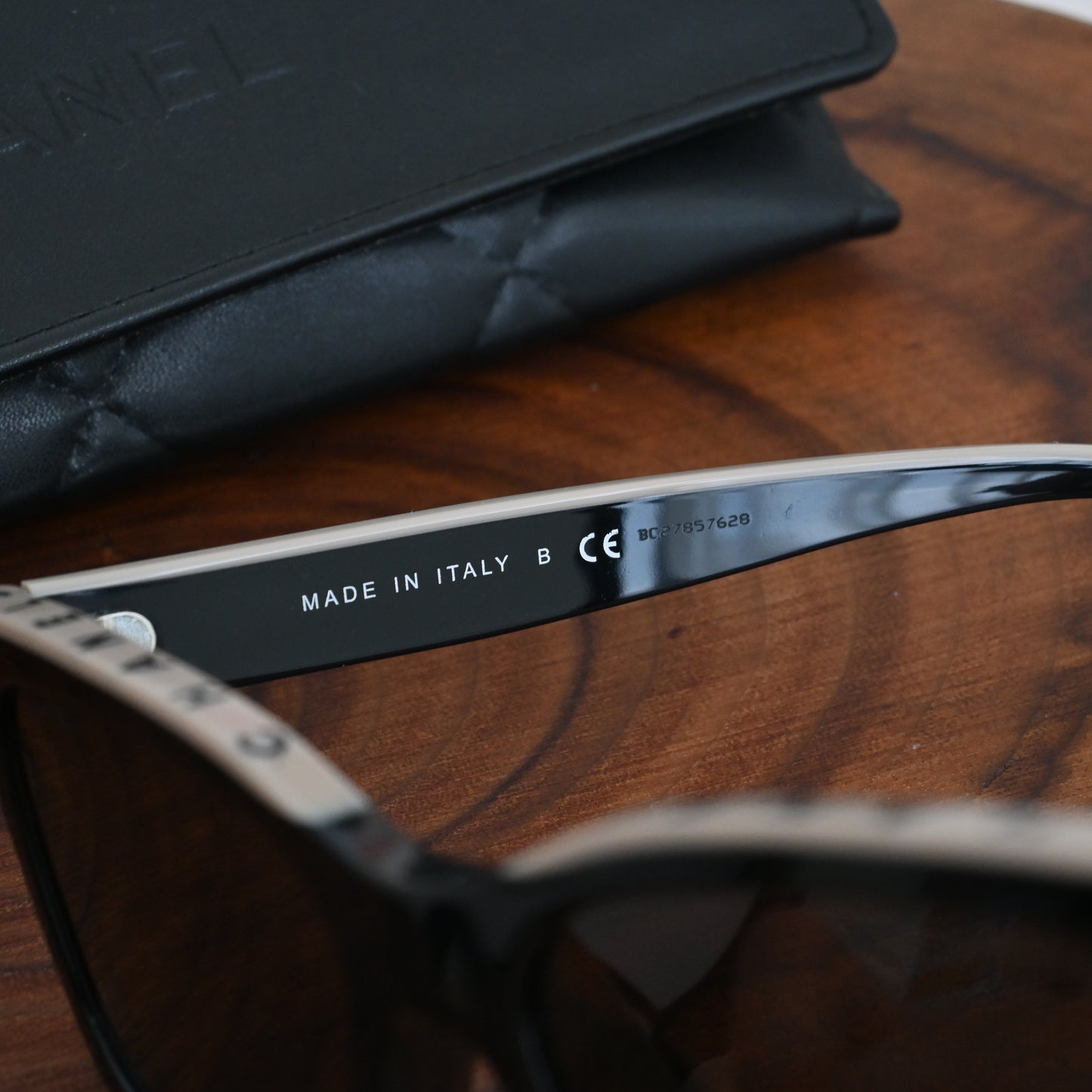 Chanel Sunglasses In Beige Trimmed