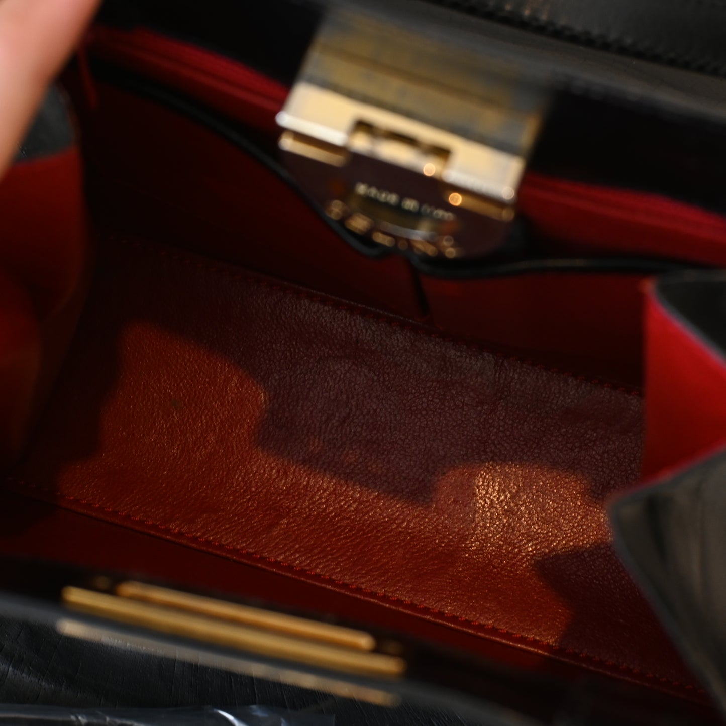 Celine Kelly Calfskin Black