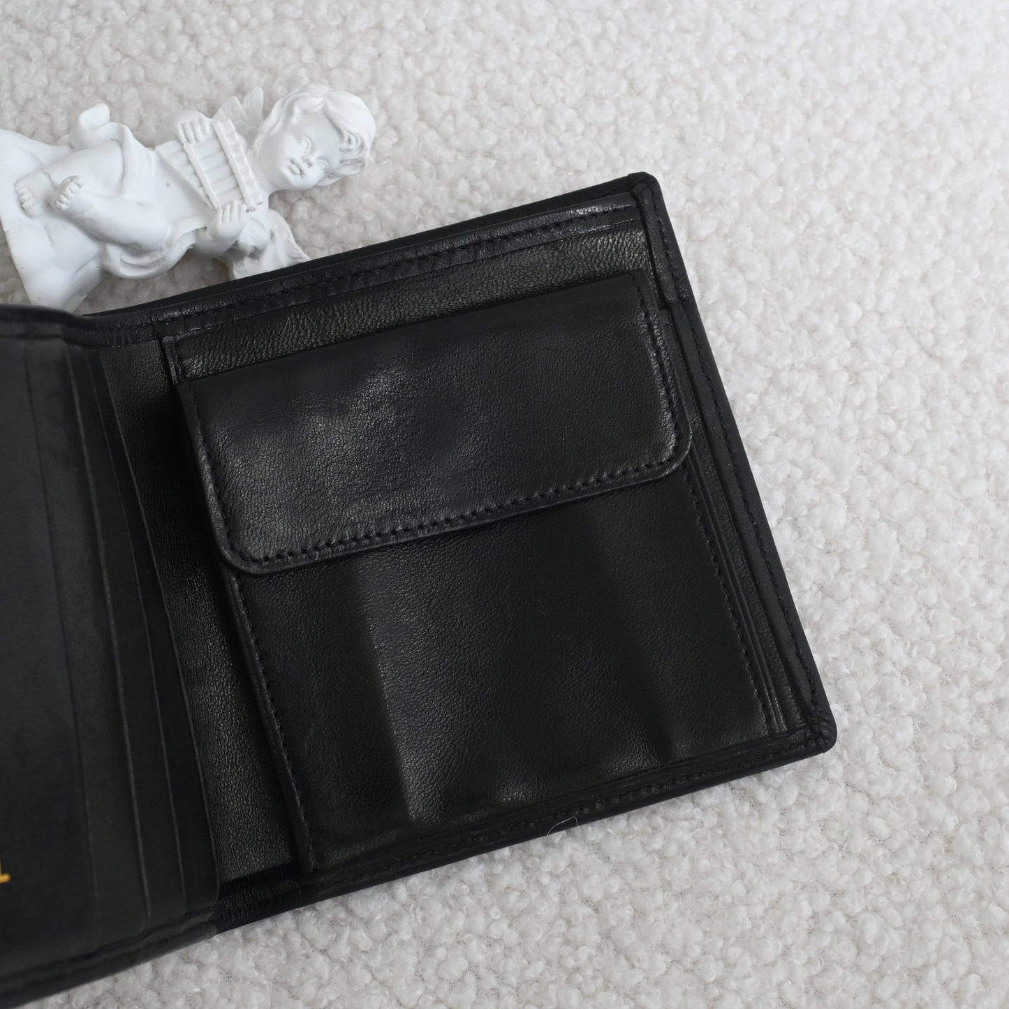 Chanel Black Quilted Lambskin Bifold Wallet