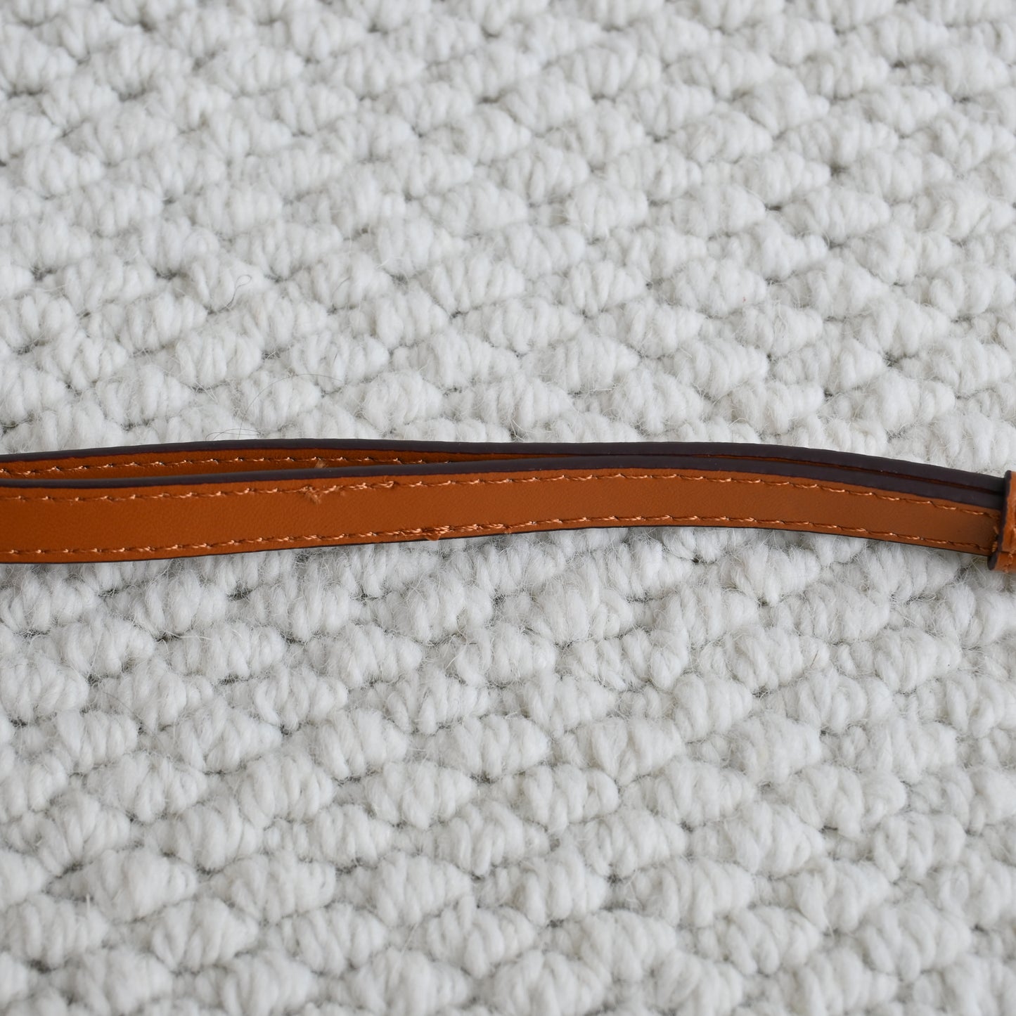 Leather Bag Strap Brown