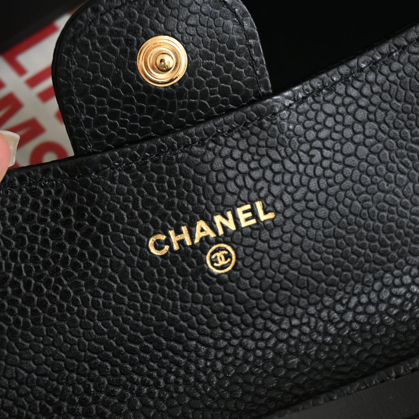 Chanel Cardholder Black Caviar