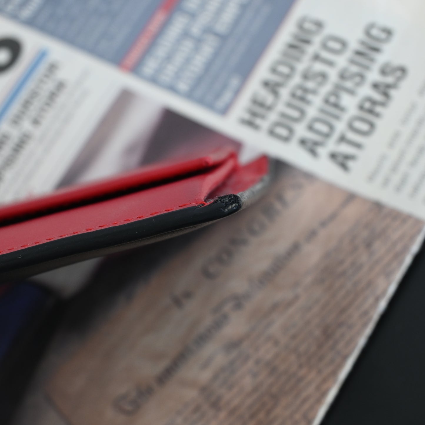 Fendi Monster 7M0001 Leather Compact Wallet