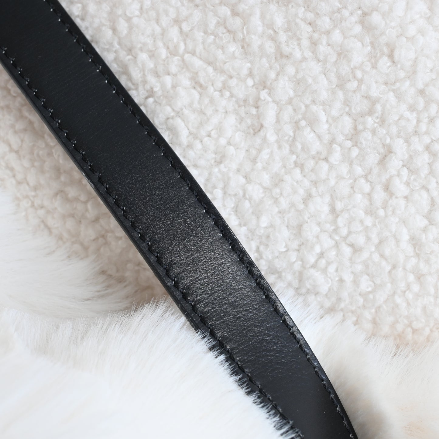 Celine Black Leather Shoulder Bag