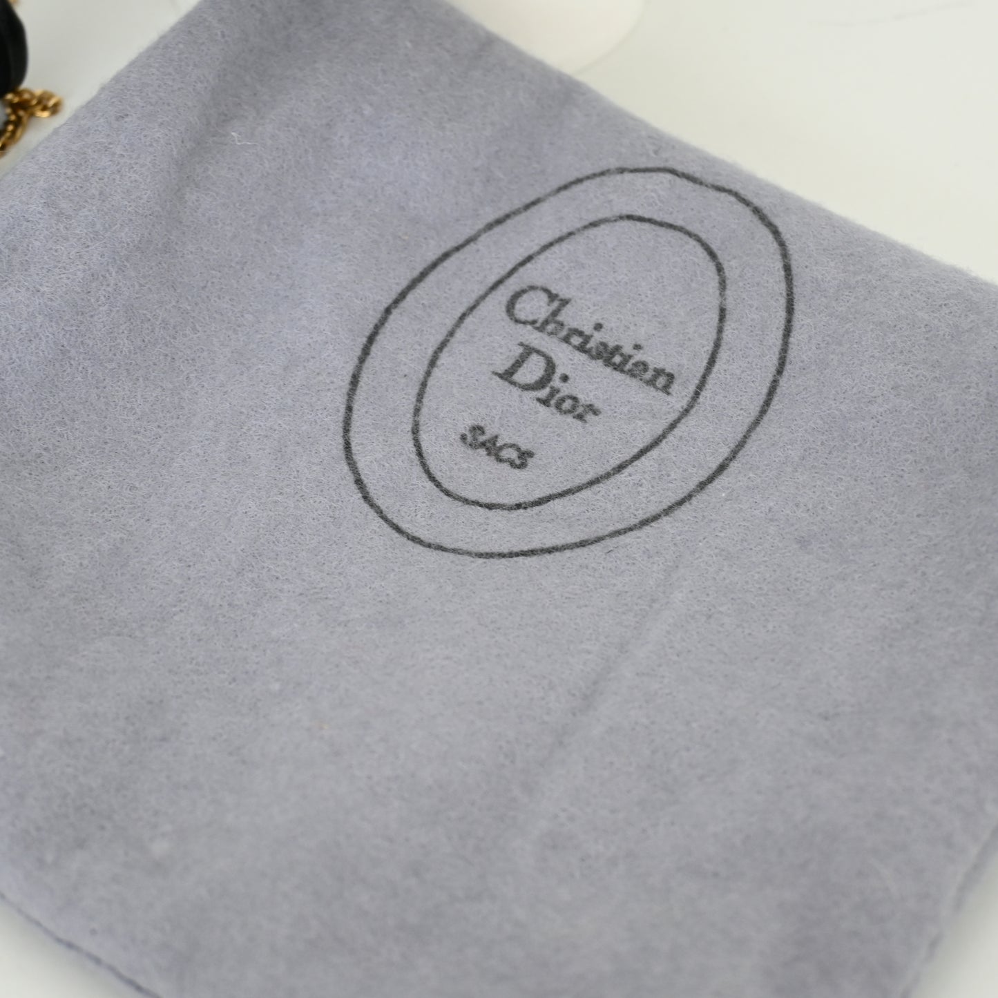 Dior Diorissimo Trotter Canvas Mini Chain Bag