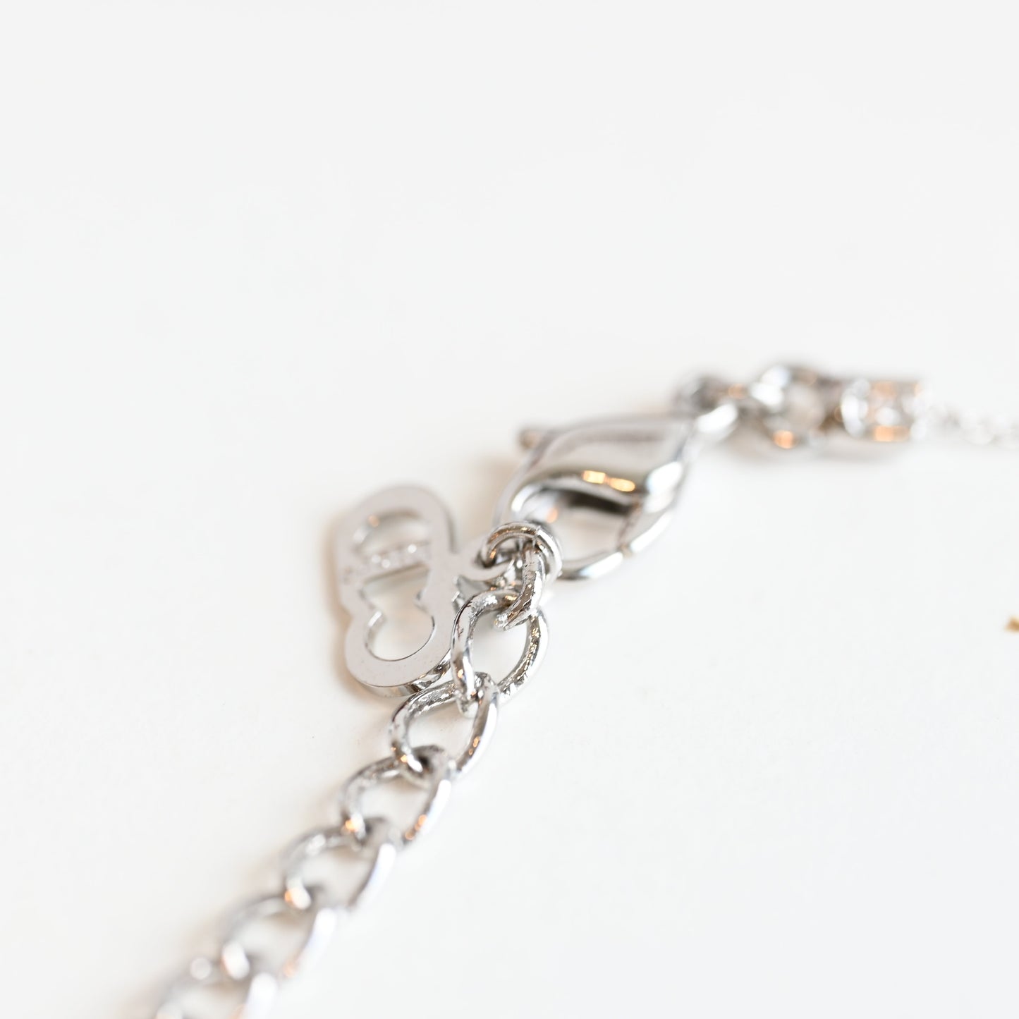Dior CD logo Silver Necklace