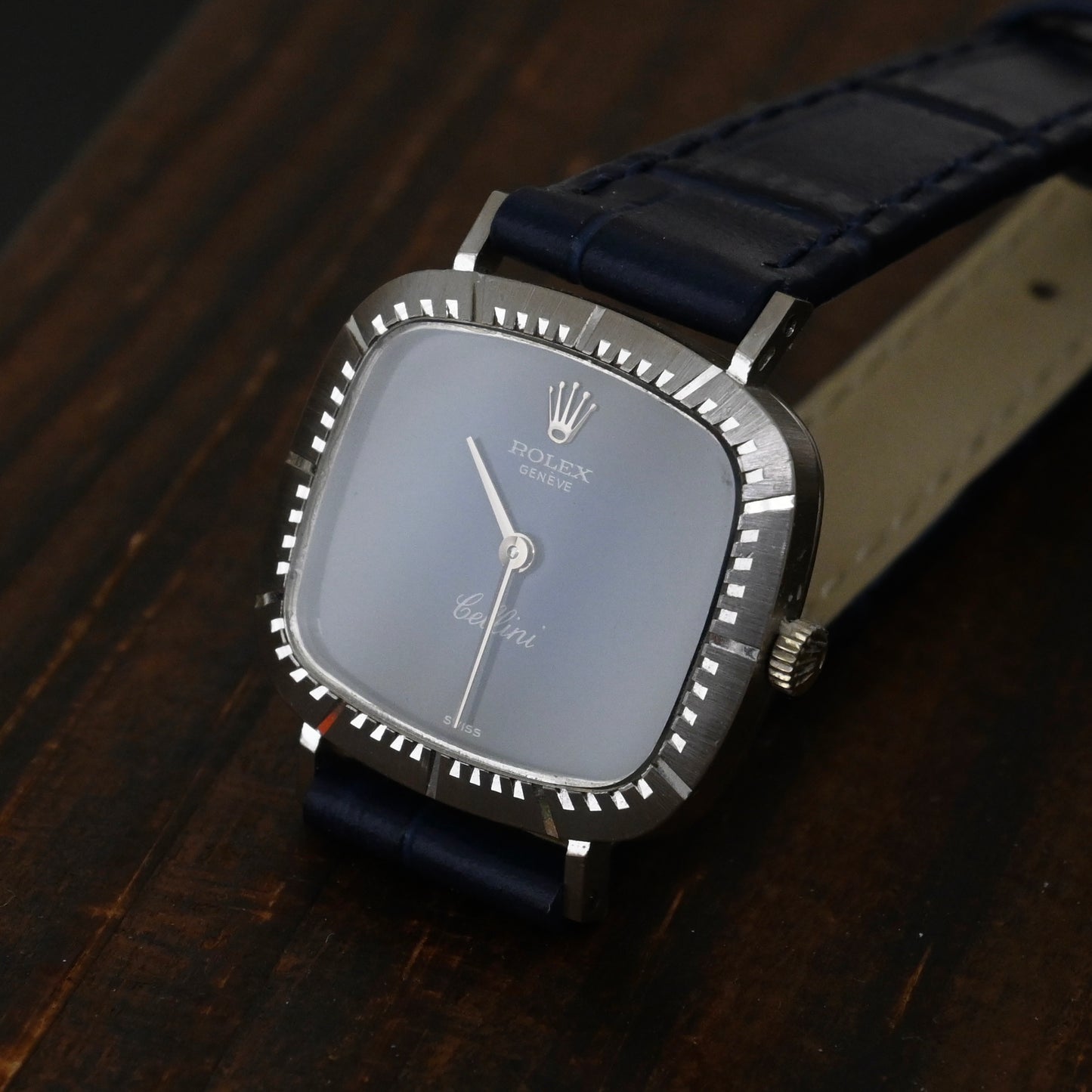 Rolex Cellini 4082 WG Gradient Blue Watch