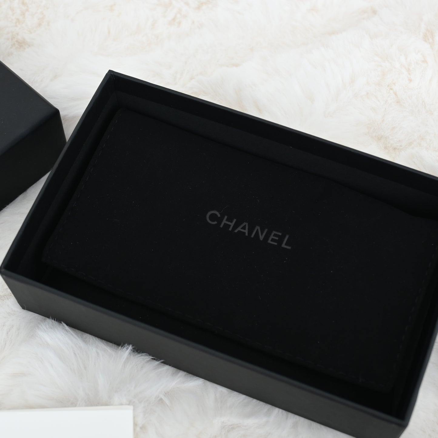 Chanel Quilted Flap Cardholder Black Caviar