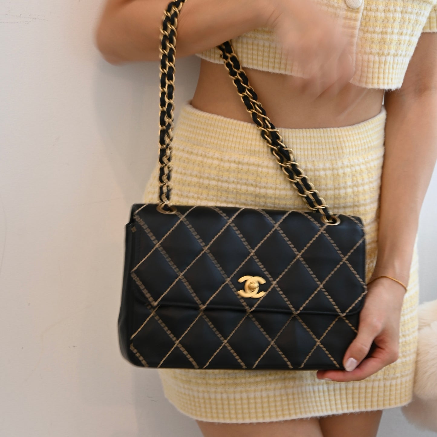 Chanel Wild Stitch Flap Chain Bag