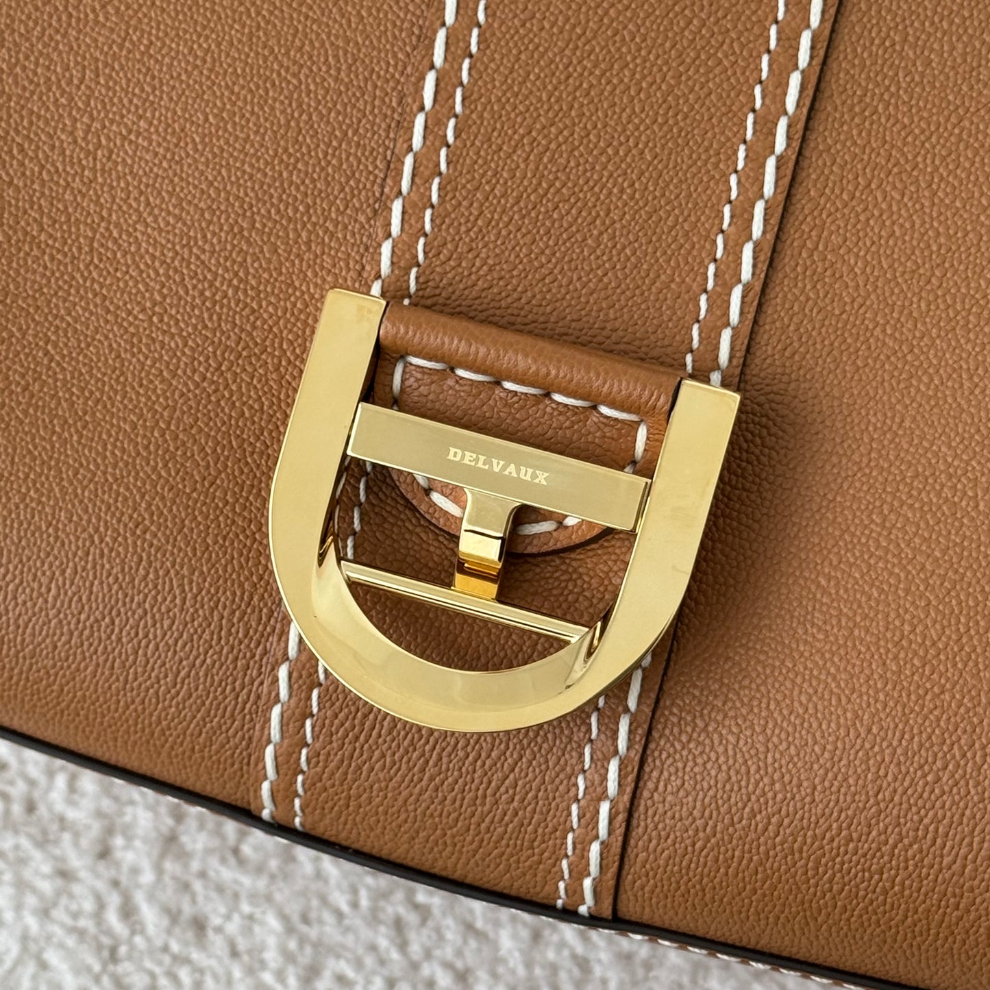 Delvaux Brilliant PM Brown - Leluxe Vintage Sdn. Bhd.