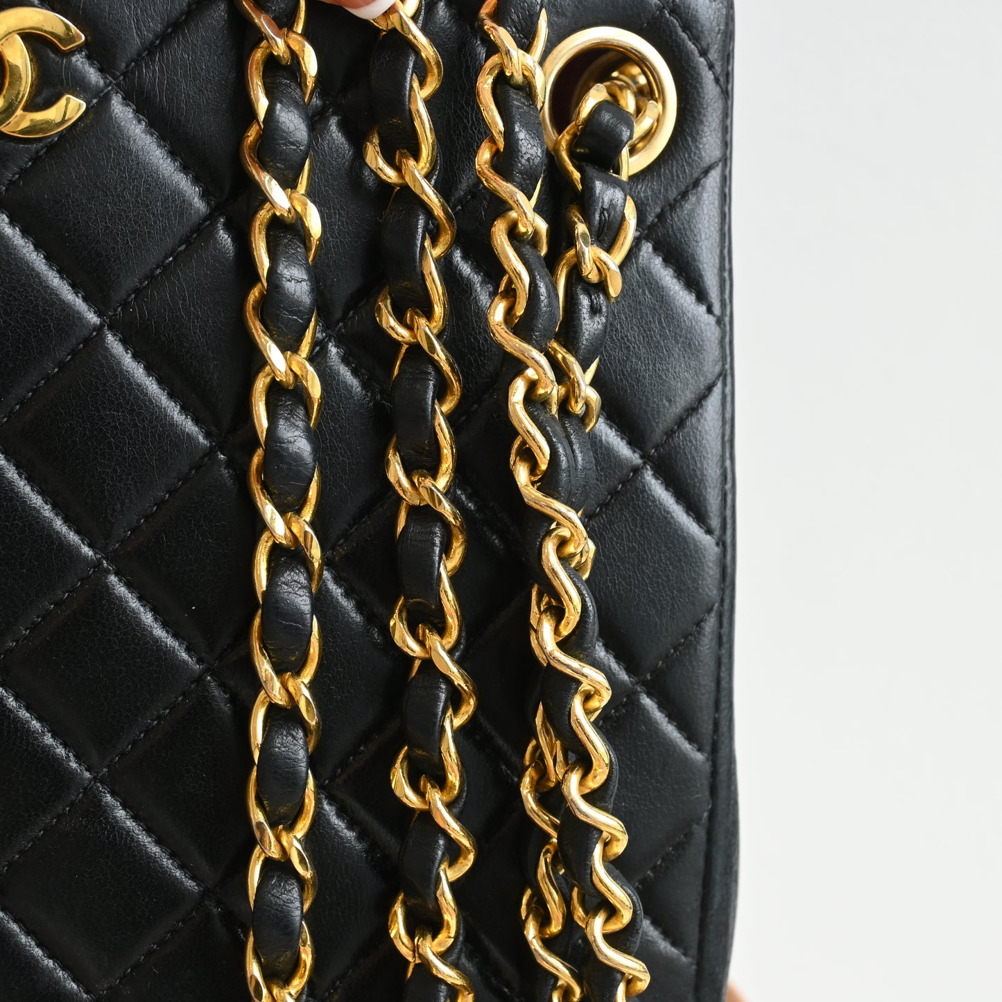 Chanel Chain Mini Tote Lambskin