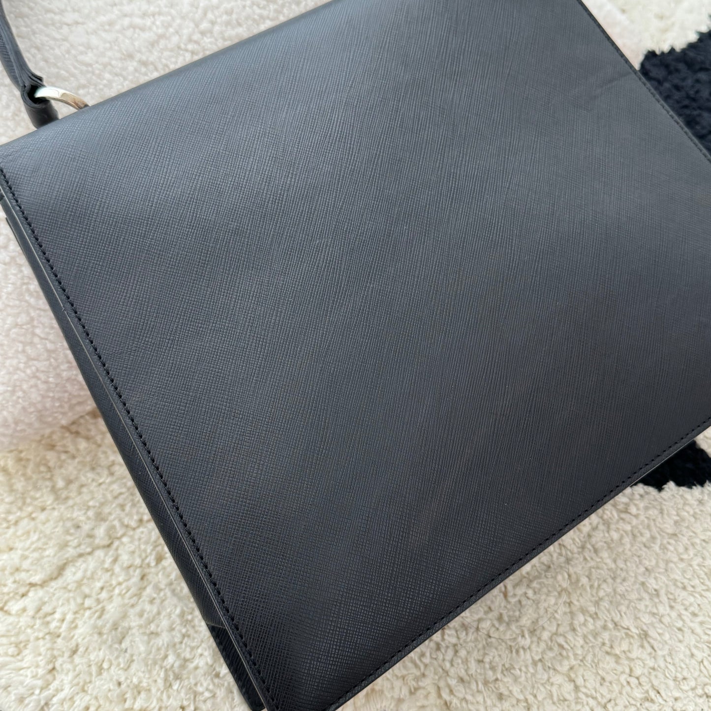 Ferragamo Kelly in Silver Buckle - Leluxe Vintage Sdn. Bhd.