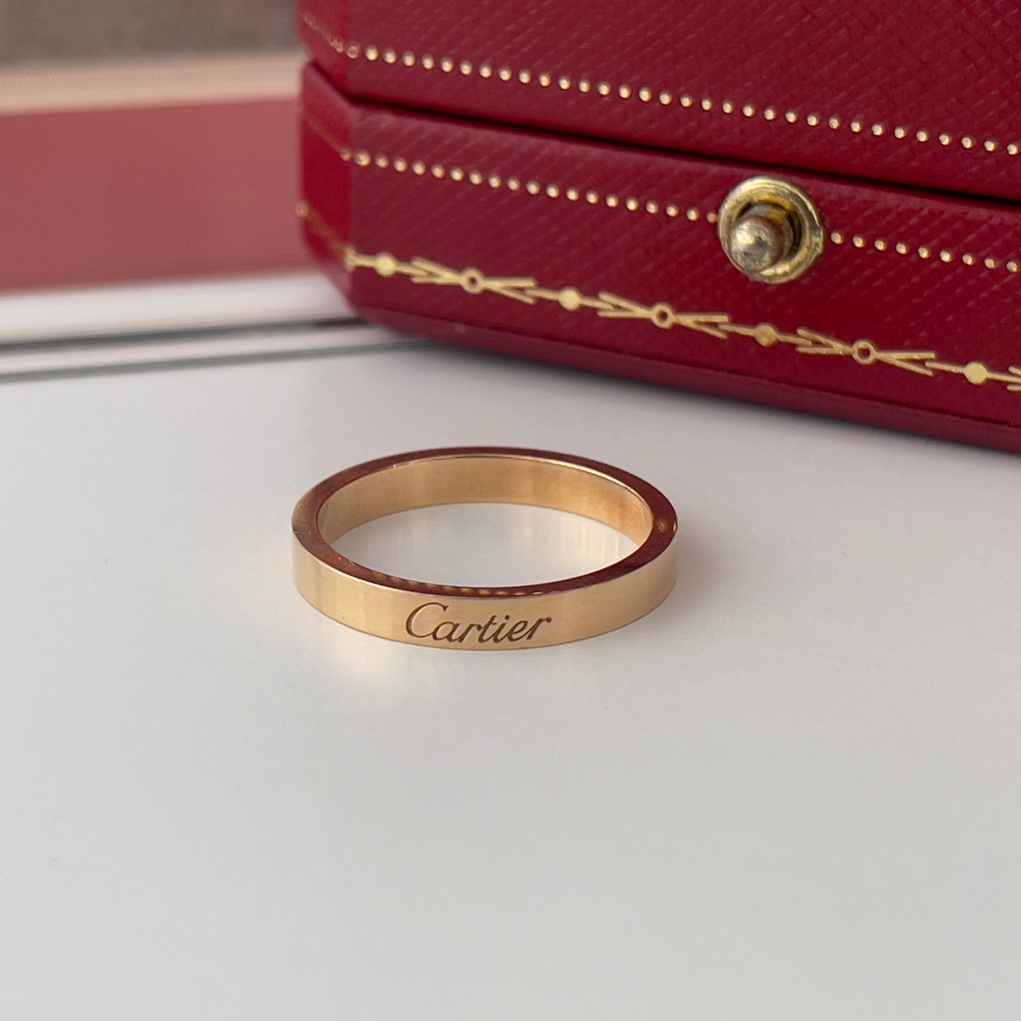 Cartier C de Cartier Weddding Band - Leluxe Vintage Sdn. Bhd.