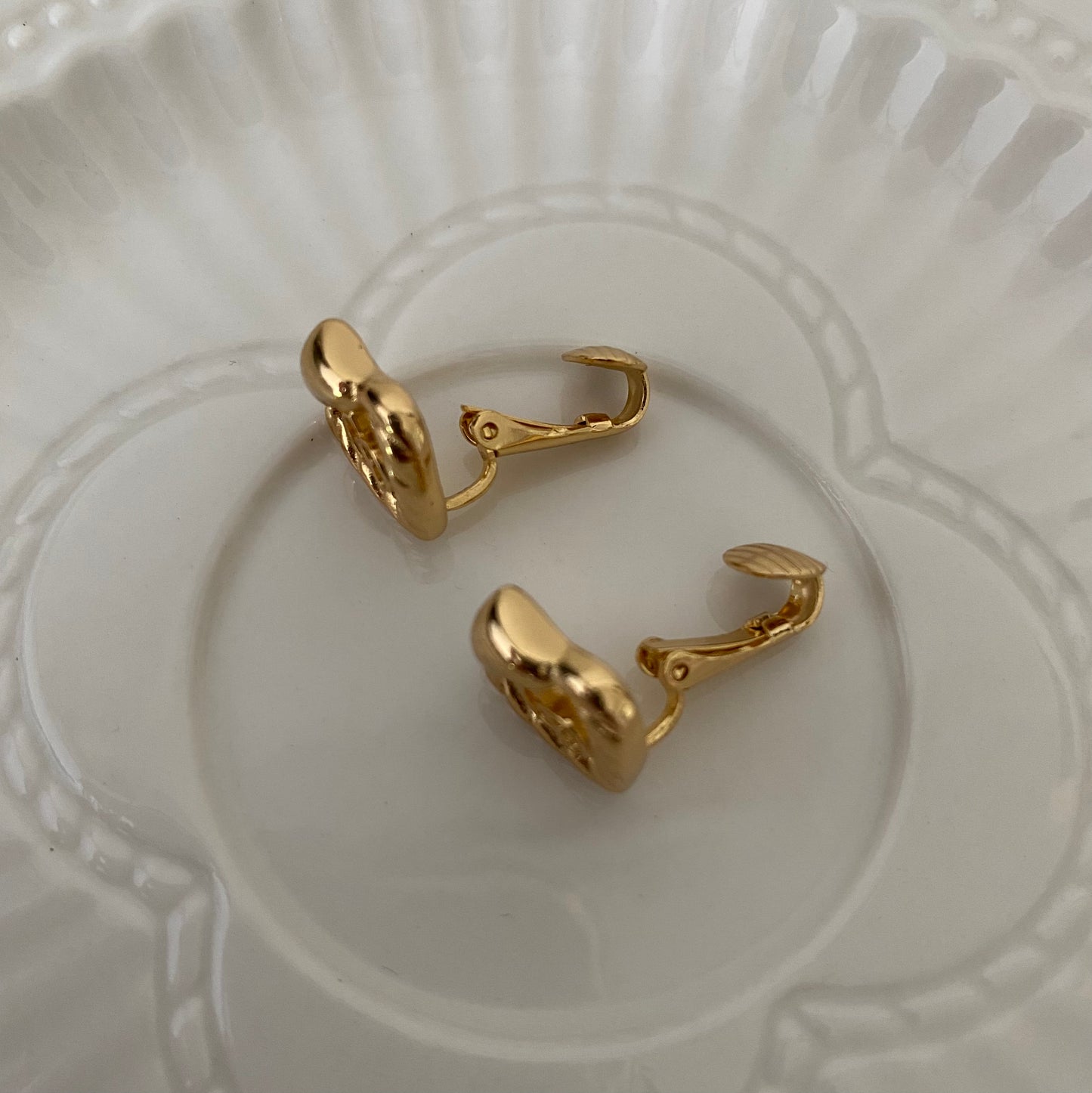 Dior Heart Shape Earclip - Leluxe Vintage Sdn. Bhd.