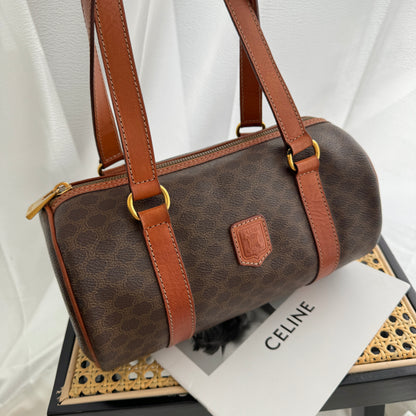 Celine Macadam Barrel-Shaped Bag