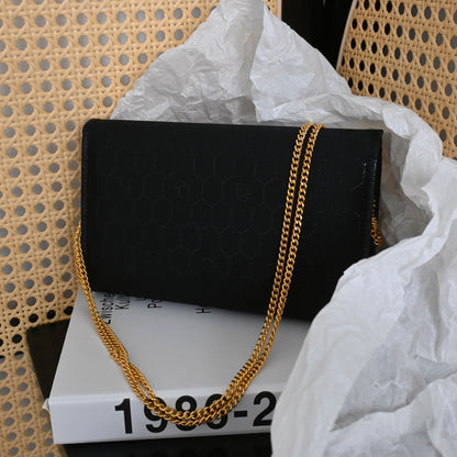 Dior Black Honeycomb Chain Bag