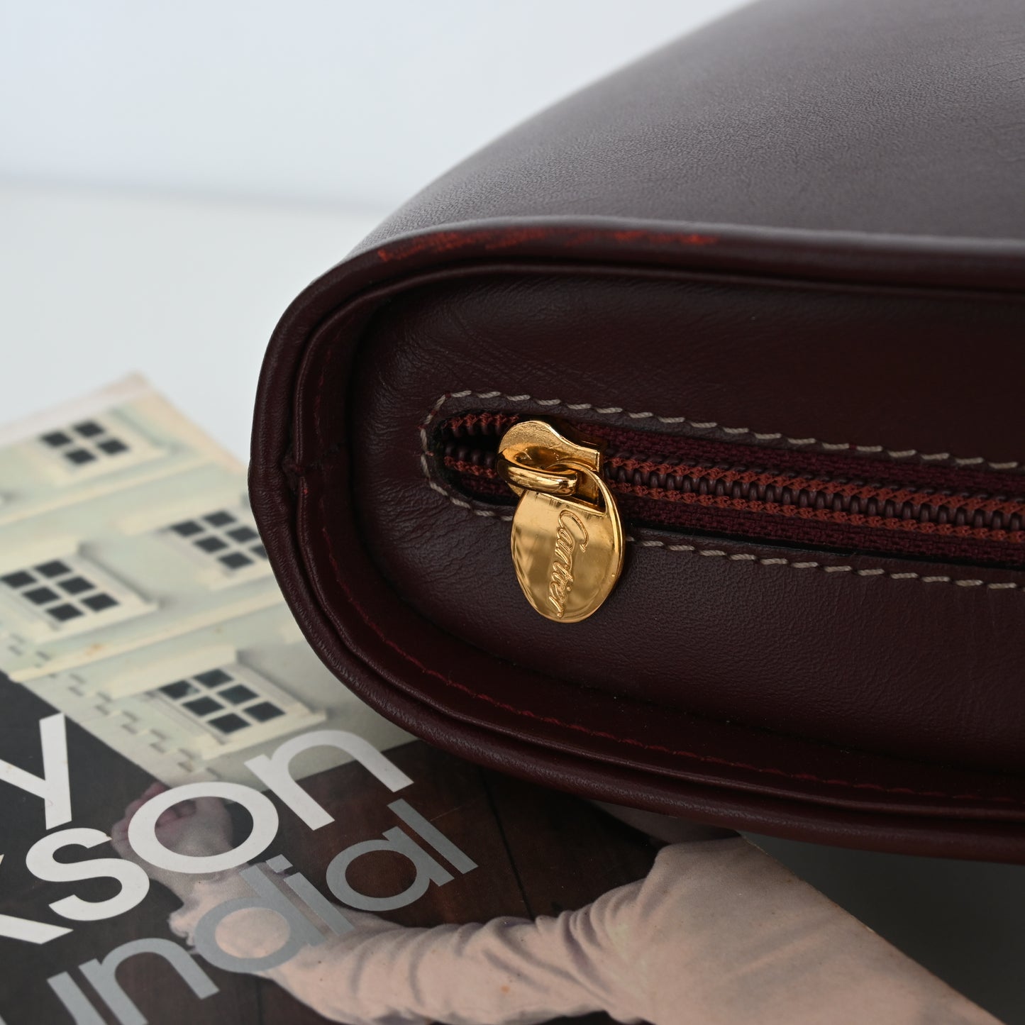 Must de Cartier Burgundy Tote