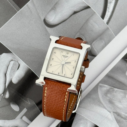 Hermes Heure H Watch HH1.1210 Silver Dial