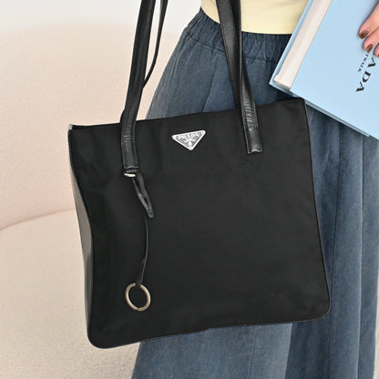 Prada Nylon Tote Black