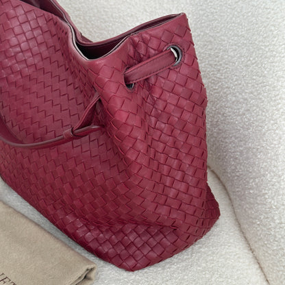 Bottega Veneta Intrecciato Garda Bag Burgundy