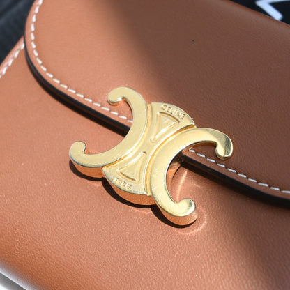 Celine Small Flap Triomphe Trifold Wallet
