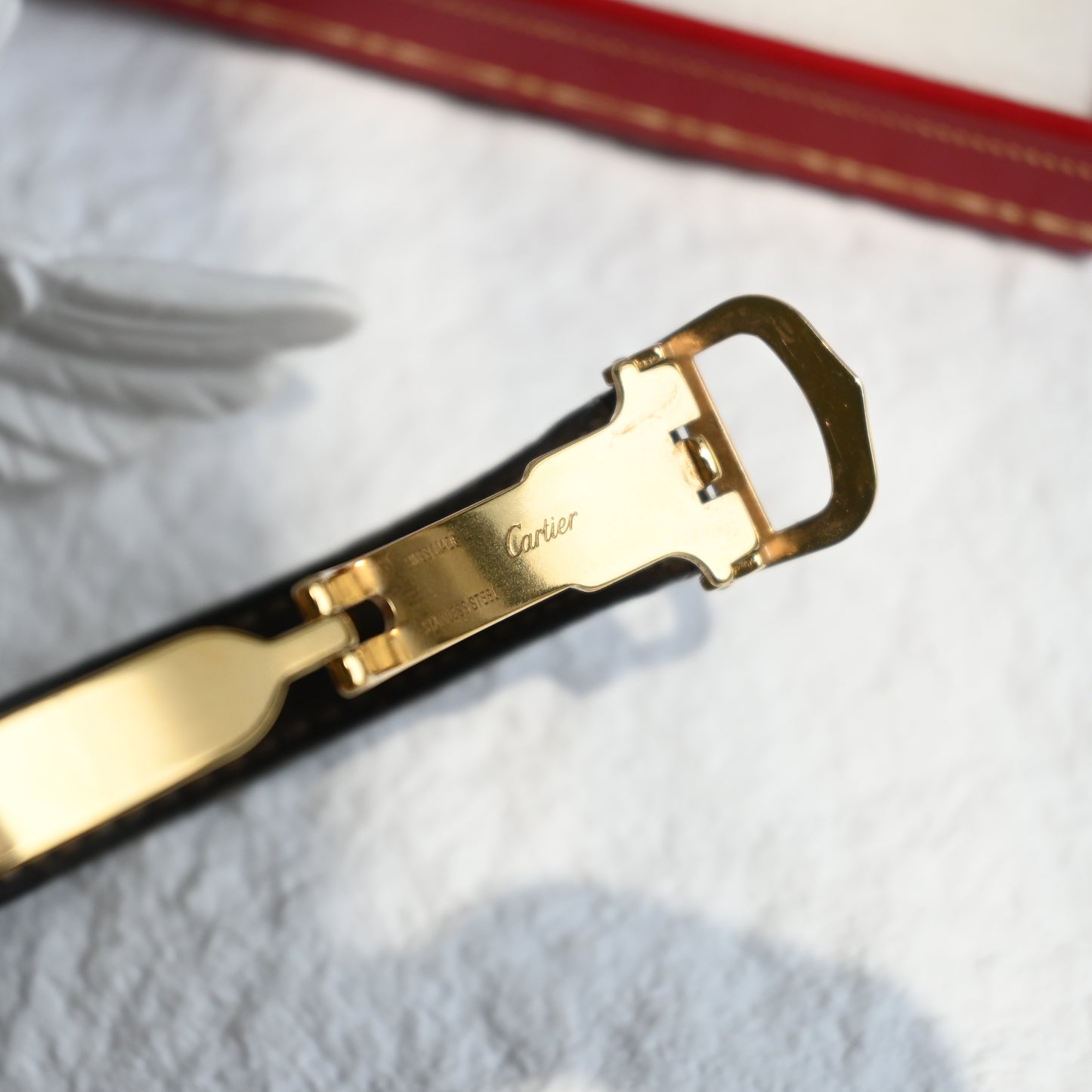 Cartier Must de Tank SM Black Roman Dial