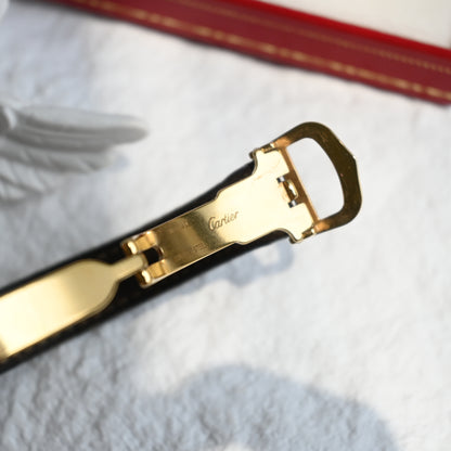 Cartier Must de Tank SM Black Roman Dial