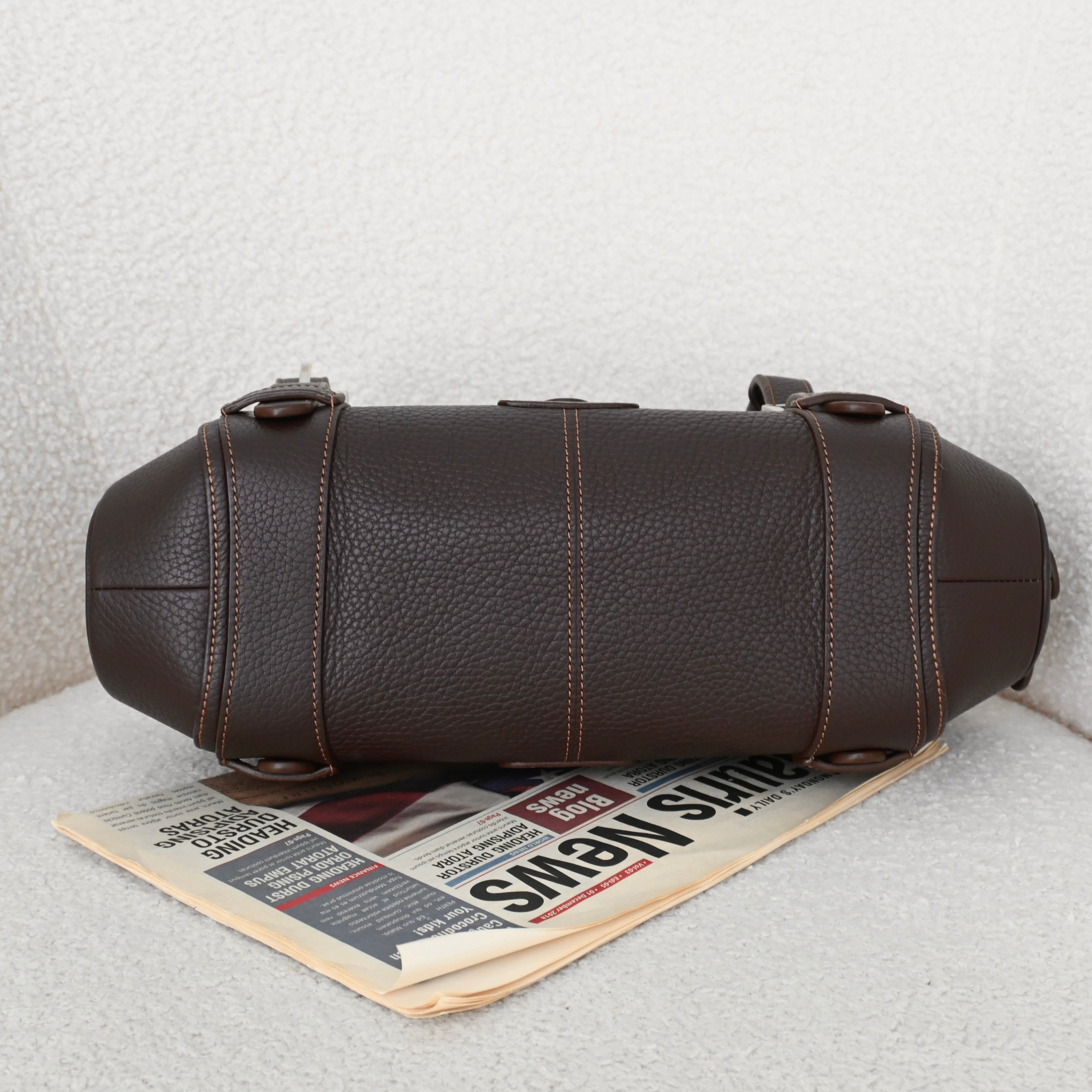Loewe Senda Brown Leather Handbag