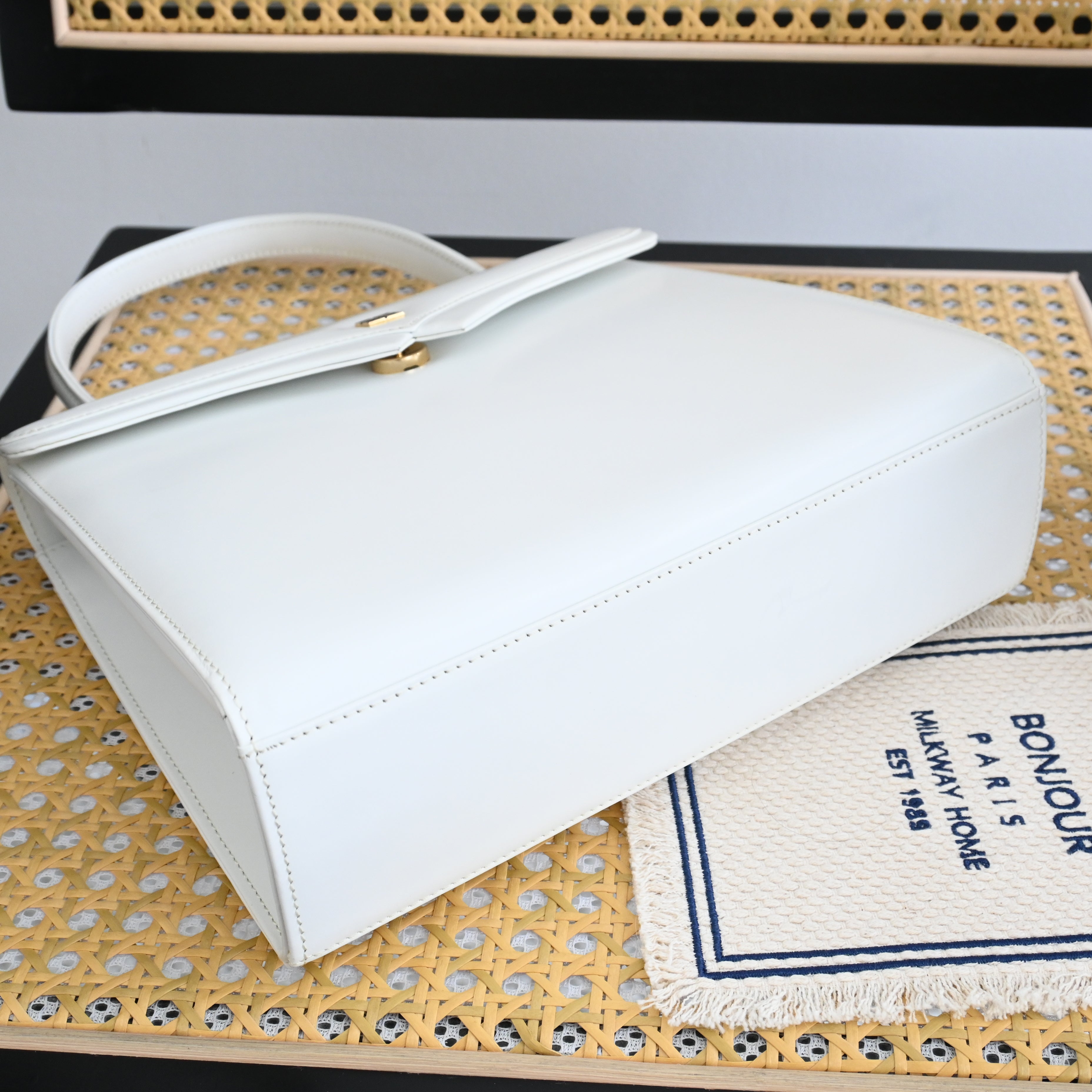 Givenchy Kelly White Calfskin