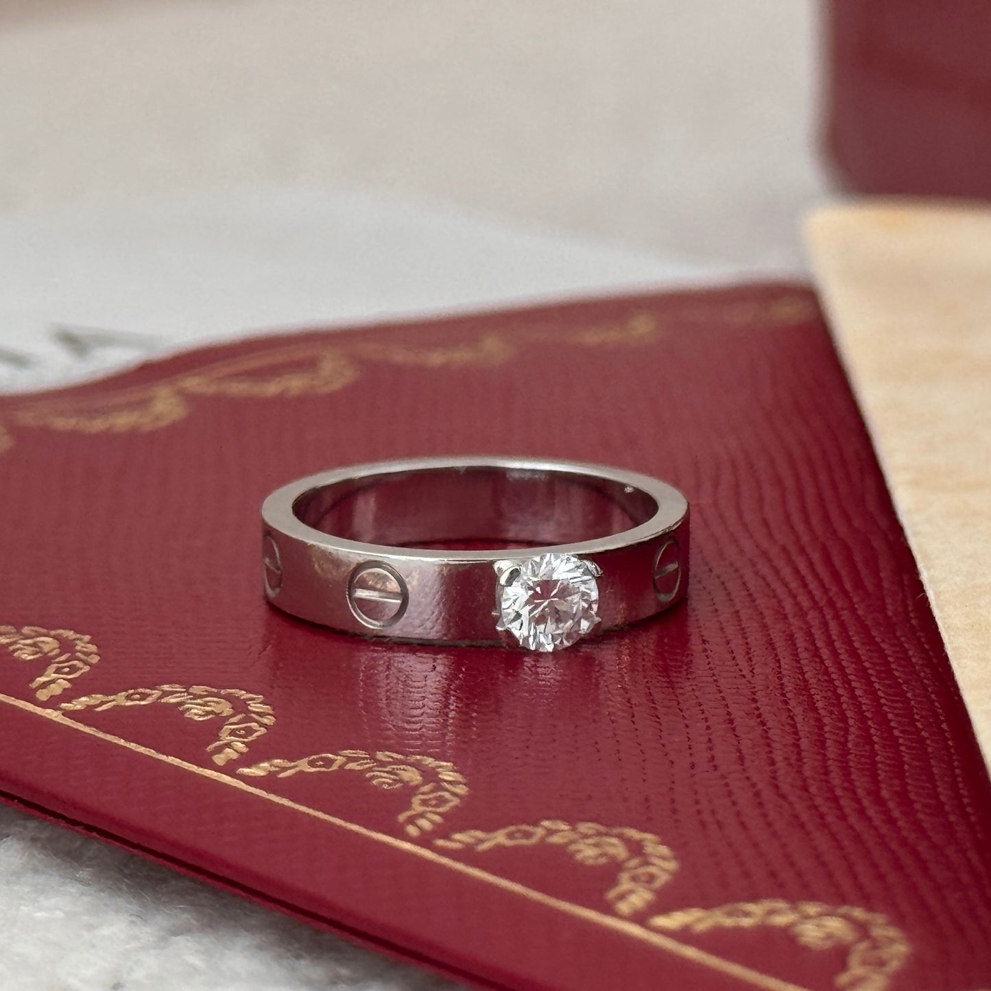 Cartier Love Solitaire Ring