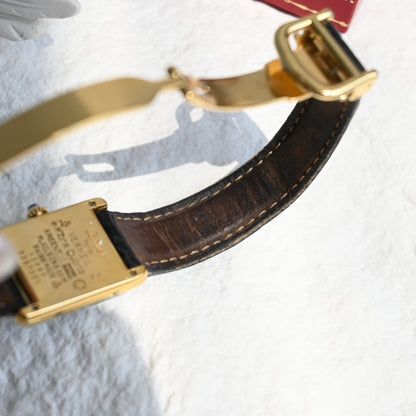 Cartier Must de Tank SM Black Roman Dial