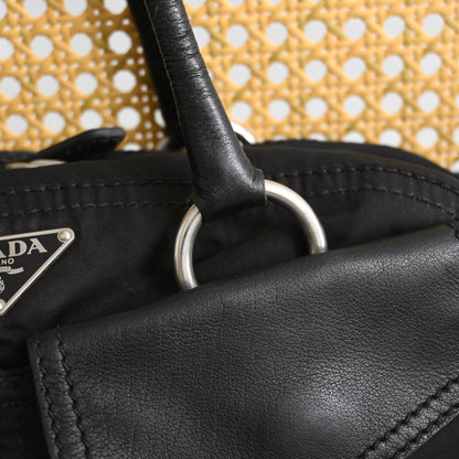 Prada Tessuto Bowler Shoulder Bag