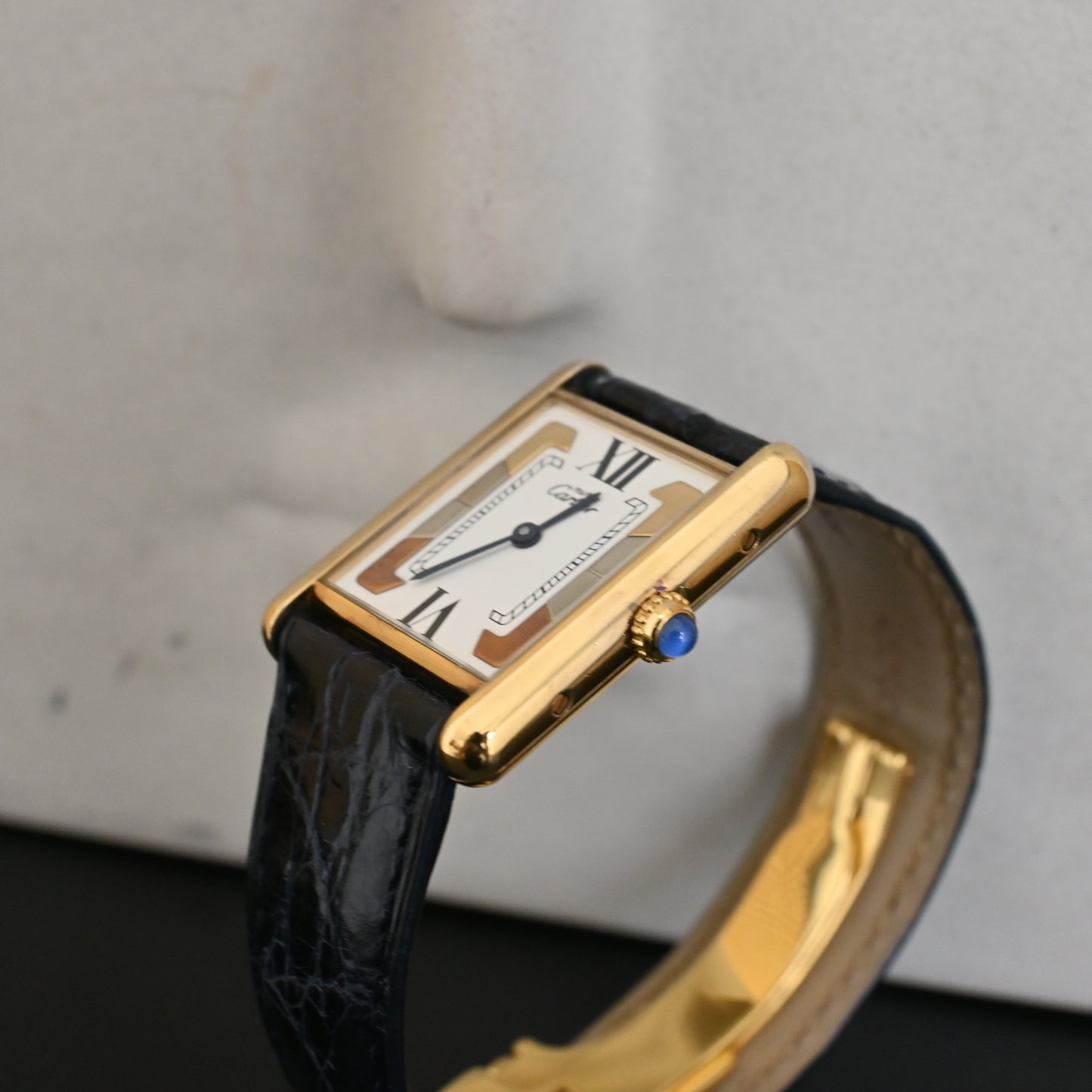 Must de Cartier Tank Vermeil Trinity