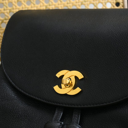 Chanel Caviar Triple CC Backpack Small