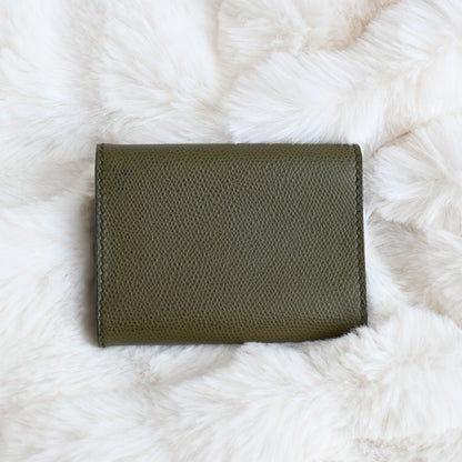 Chanel Khaki Trifold Cardholder