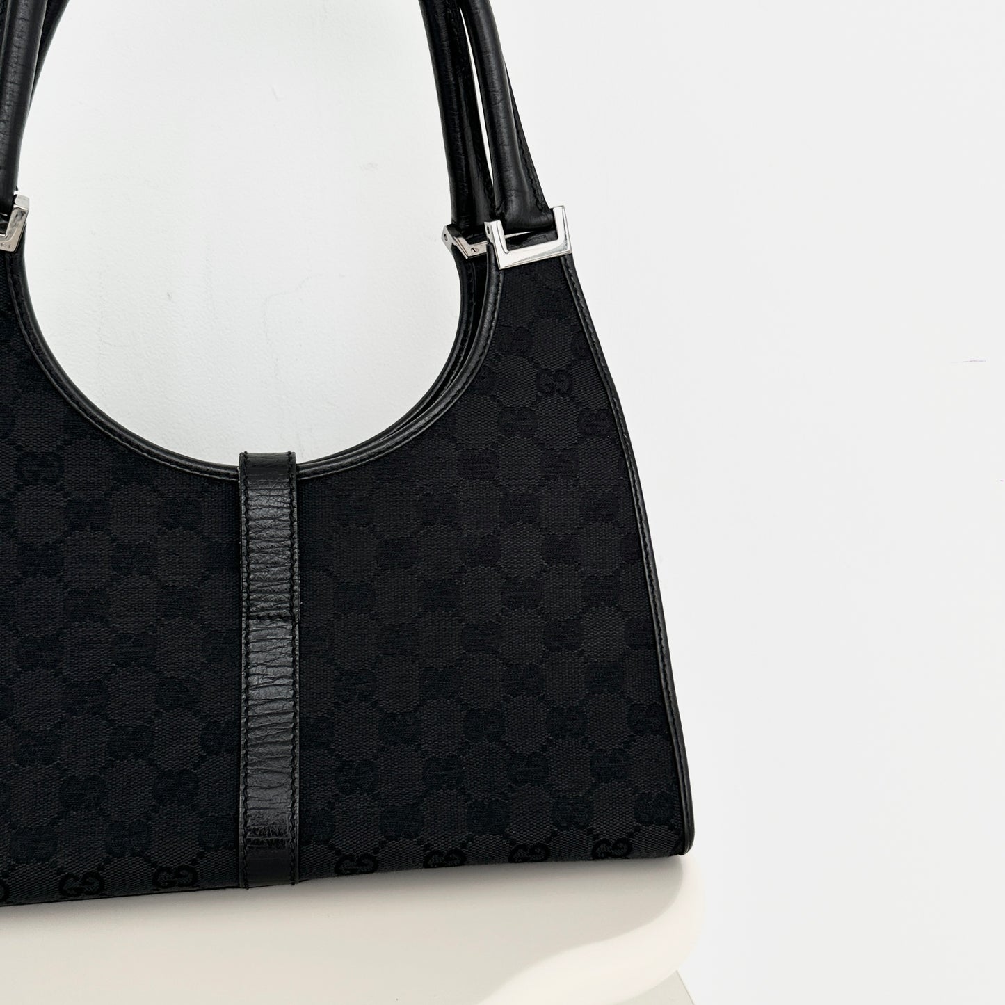 Gucci Jackie Black Canvas